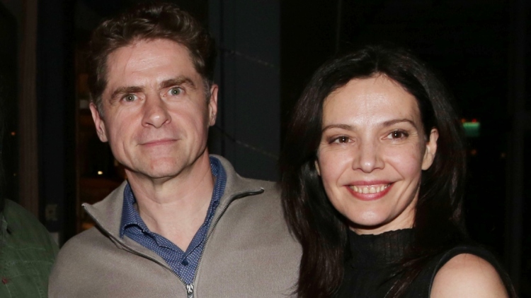 Ο Δημήτρης Λάλος και η Μαριλίτα Λαμπροπούλου στην παρουσίαση του νέου βιβλίου του Σπύρου Πετρουλάκη 
