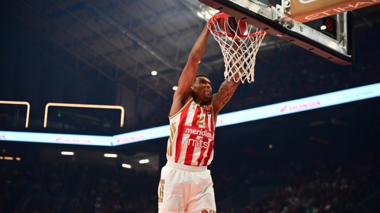 Euroleague: Ο Ερυθρός Αστέρας λύγισε την Μπασκόνια με 108-100 στην παράταση και μπήκε στη μάχη της εξάδας 