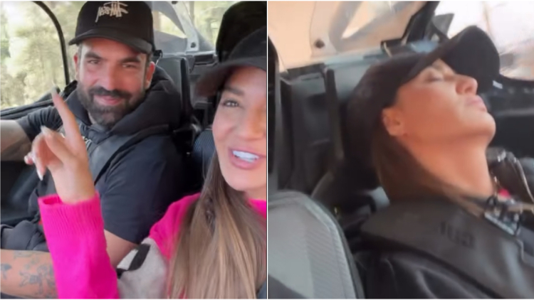 Το βίντεο του Δημήτρη Αλεξάνδρου με τη Ρία Ελληνίδου να κοιμάται δίπλα του στο αυτοκίνητο