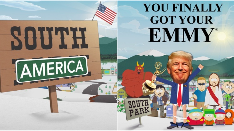 Η σατιρική σειρά «South Park» έγινε... «South America» για να τρολάρει τον Τραμπ για τις αλλαγές ονομάτων