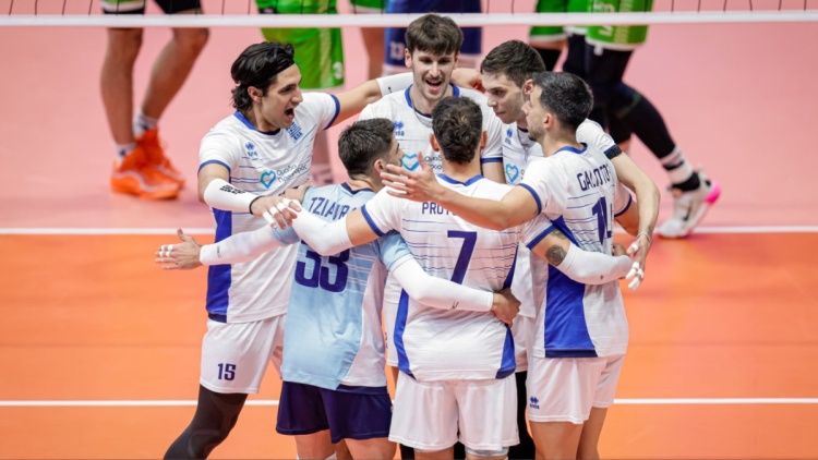 Ελλάδα - Σλοβενία 3-1: Τεράστια νίκη της Εθνικής βόλεϊ ανδρών επί του Νο5 στον κόσμο, δείτε βίντεο 