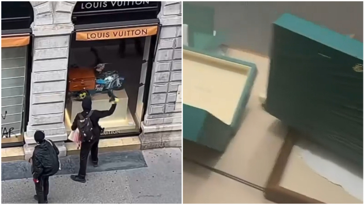 Από Hermès, Louis Vuitton και Galeries Lafayette μέχρι φούρνους: Σπάνε βιτρίνες και αρπάζουν ότι, βρουν στη Γαλλία, δείτε βίντεο
