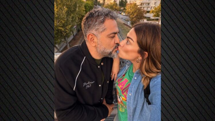 Οι πόζες και τα φιλιά της Βάσως Λασκαράκη και του Λευτέρη Σουλτάτου στο Instagram: «Περίεργοι τύποι βολτάρουν στην πόλη»