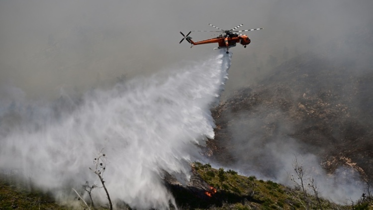 Υπό μερικό έλεγχο η φωτιά στο Ωραιόκαστρο Θεσσαλονίκης