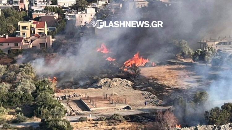 Υπό πλήρη έλεγχο η φωτιά στην Παλαιόχωρα Χανίων