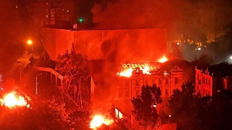 Μαζική πυραυλική επίθεση της Ρωσίας στο Κίεβο