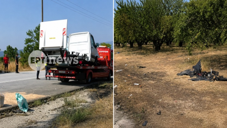 Ανατριχιαστικό video: Live η μετωπική σύγκρουση ΙΧ με φορτηγό στις Σέρρες