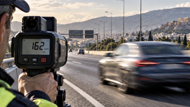 Βροχή τα 350άρια για ταχύτητα - Πού στήνει ραντάρ η Τροχαία και πότε χάνεται το δίπλωμα