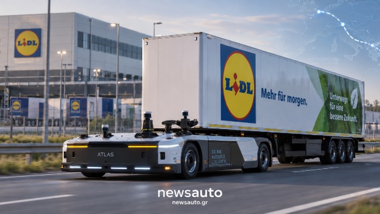 Κι όμως έγινε: Το φορτηγό από τα Lidl είναι χωρίς οδηγό
