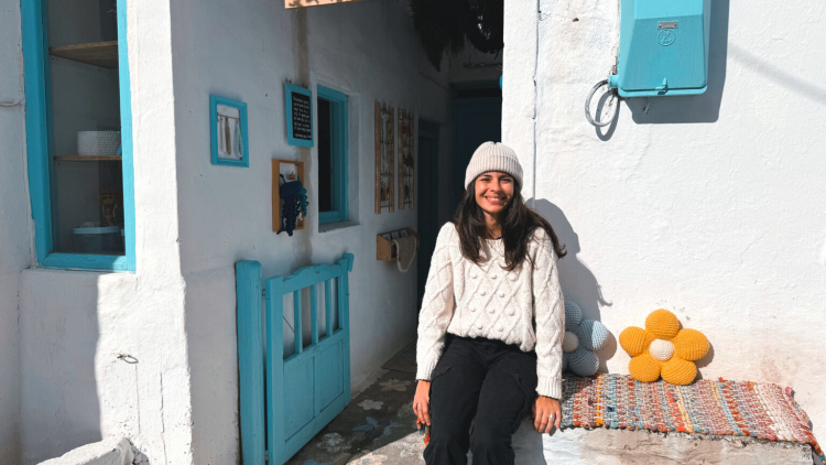 Από τη Γαλλία στην Αμοργό: Η Nathalie δημιουργεί κομψοτεχνήματα με έμπνευση από το νησί 