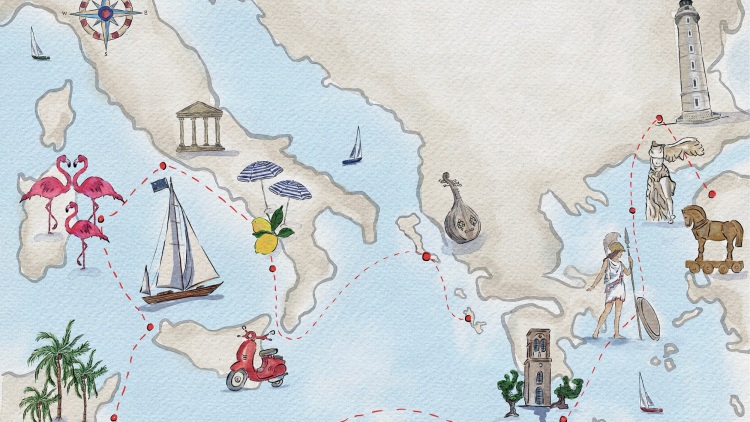 Ακολουθώντας το ταξίδι του Οδυσσέα στον χάρτη: Οι αληθινοί σταθμοί της «Οδύσσειας»
