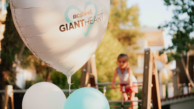 Το Giant Heart της Novibet δίνει ζωή σε μια νέα παιδική χαρά του Δήμου Κηφισιάς