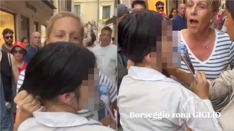 Τουρίστρια στη Βενετία έπιασε 14χρονη κλέφτρα πορτοφολιών - Την κρατούσε από τα μαλλιά μέχρι να τη συλλάβει η αστυνομία, δείτε βίντεο