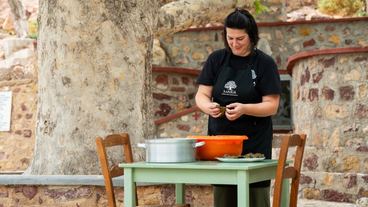 Όλη η γεύση της Καλύμνου σε μια αυλή