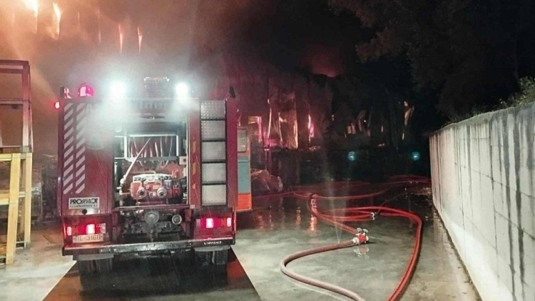 Σε κατάσταση έκτακτης ανάγκης η περιοχή Αλεπού στην Κέρκυρα μετά τη φωτιά σε επιχείρηση κατεψυγμένων