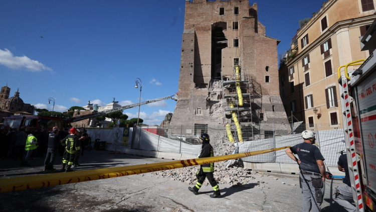 Κατάρρευση πύργου στη Ρώμη: «Όλα έτρεμαν, προσπαθήσαμε να σωθούμε» - Συγκλονίζει η μαρτυρία του τραυματία εργάτη