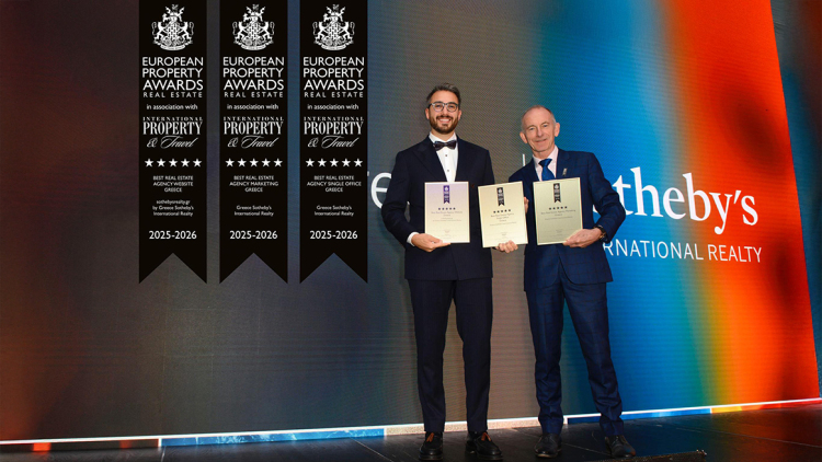 Τριπλή διάκριση για την Greece Sotheby’s International Realty στα European Property Awards 2025–2026