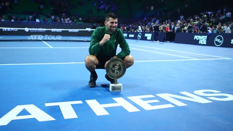 Νόβακ Τζόκοβιτς: Στους Ελληνες αφιέρωσε τη νίκη του στο Hellenic Championship - Η «παράσταση» που τράβηξε τα βλέμματα στην Αθήνα