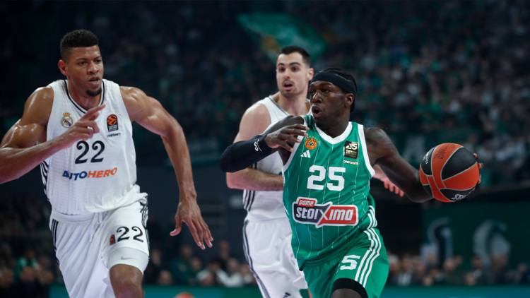 Ρεάλ Μαδρίτης - Παναθηναϊκός 26-30 (Β' περίοδος), Live η αναμέτρηση για την Euroleague
