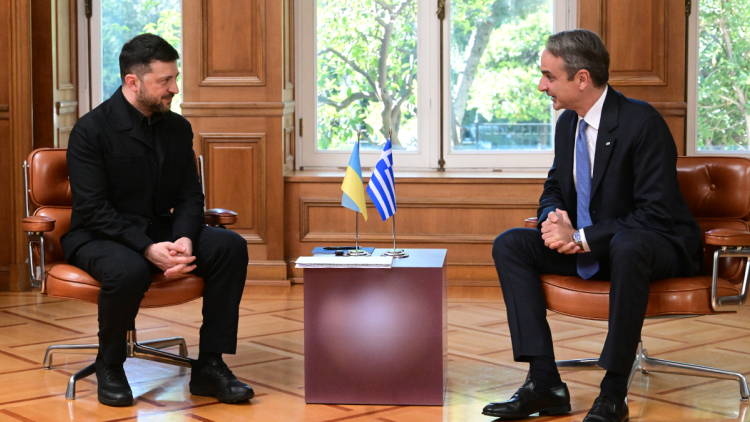 Στον Μητσοτάκη ο Ζελένσκι - Αναμένεται η υπογραφή της ενεργειακής συμφωνίας 