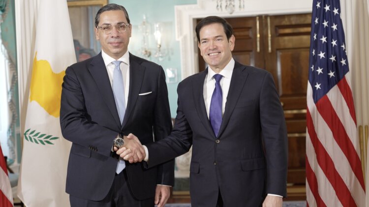 Συνάντηση Κόμπου - Ρούμπιο στην Ουάσιγκτον: Συζήτησαν για ενέργεια, άμυνα και Κυπριακό