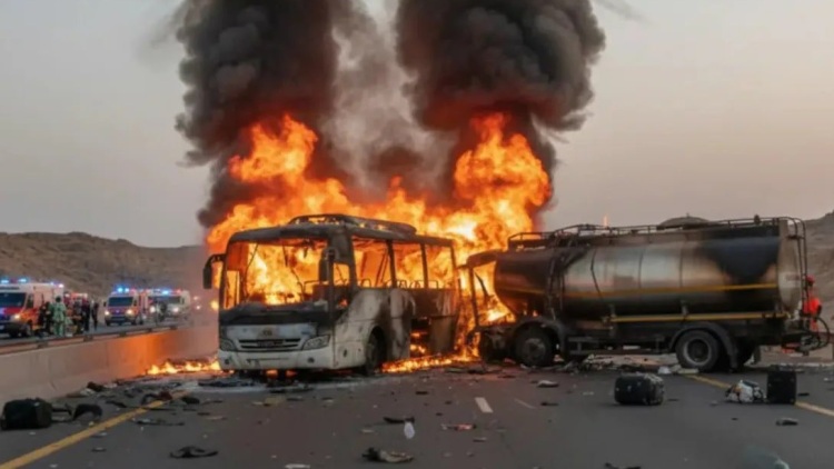 Λεωφορείο που μετέφερε προσκυνητές συγκρούστηκε με βυτιοφόρο στη Σαουδική Αραβία - Αναφορές για δεκάδες θύματα