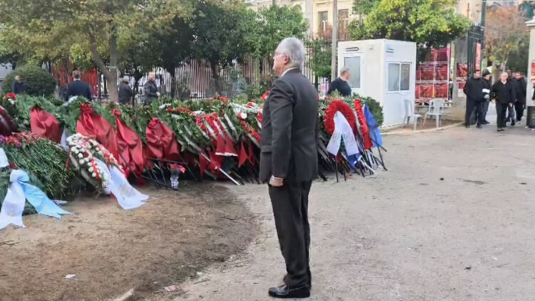 Στο Πολυτεχνείο ο Πρόεδρος της Δημοκρατίας: Το μήνυμα είναι η διαρκής προστασία της δημοκρατίας μέσα σε συνθήκες κοινοβουλευτισμού