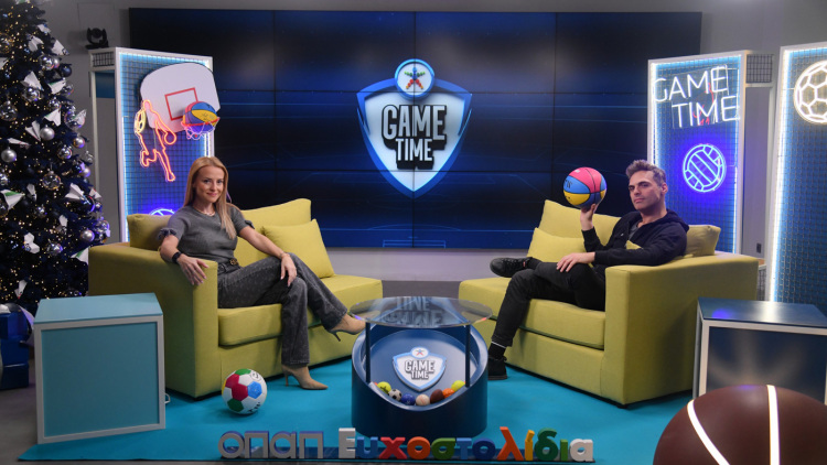 O Γιώργος Παπαγεωργίου στο Game Time στέλνει διπλά χαμόγελα στα παιδιά με τα Ευχοστολίδια του ΟΠΑΠ