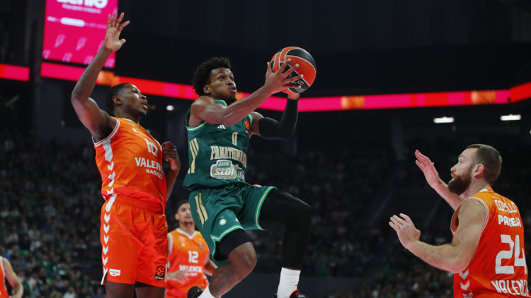 Παναθηναϊκός - Βαλένθια 13-11 (Α' περίοδος): Live ο αγώνας της Euroleague 