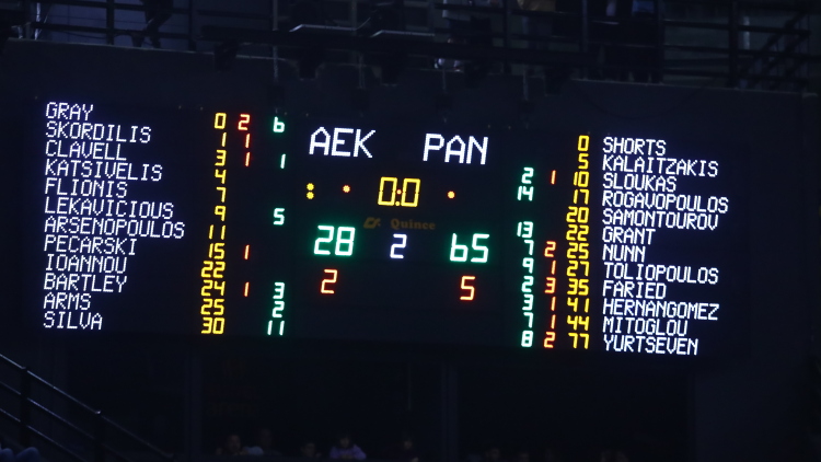 Προβάδισμα με 37 πόντους για τον Παναθηναϊκό στο ημίχρονο του... ντέρμπι της Basket League με την ΑΕΚ, βίντεο 