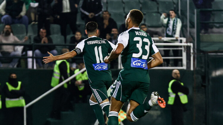 Ο Παναθηναϊκός 2-1 τον Βόλο με Ντέσερς και «ήρωα» Λαφόν, δείτε τα γκολ
