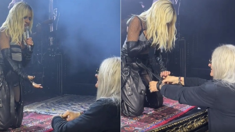 Βίντεο: Η Βίσση αφιέρωσε γονατιστή το «12» στον Καρβέλα
