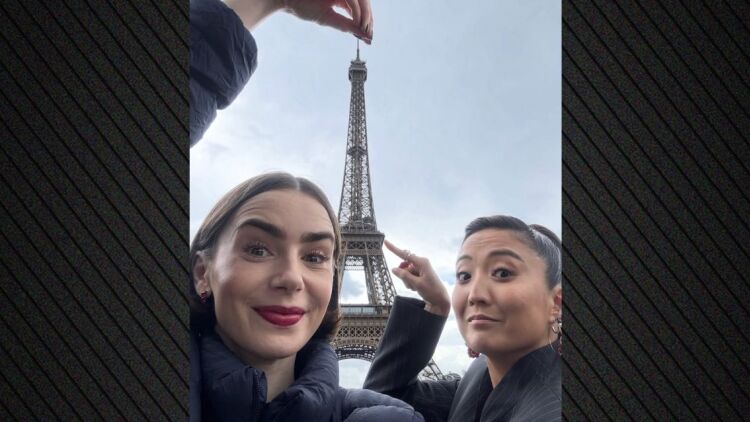 Η Λίλι Κόλινς δημοσίευσε backstage φωτογραφίες από την πέμπτη σεζόν του Emily in Paris