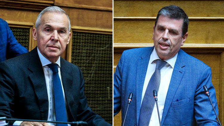 «Γαλάζιο» επεισόδιο στη Βουλή μεταξύ Δαβάκη και Καιρίδη για την απουσία Δένδια