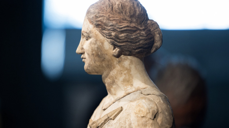 Εγκαίνια του αρχαιολογικού χώρου του ανακτόρου της Πέλλας, παρουσιάστηκαν για πρώτη φορά δύο ελληνιστικά αγάλματα