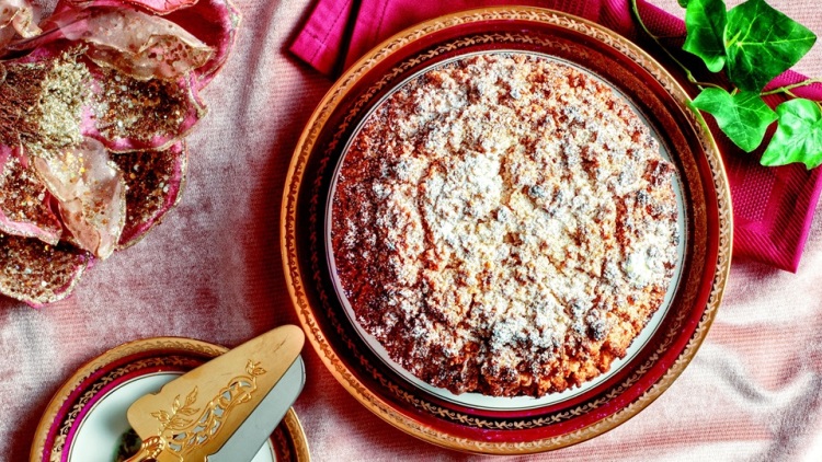 Βασιλόπιτα κέικ αμυγδάλου, χωρίς μίξερ