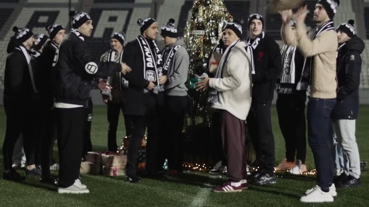 ΠΑΟΚ: Νέο χριστουγεννιάτικο βίντεο έπος