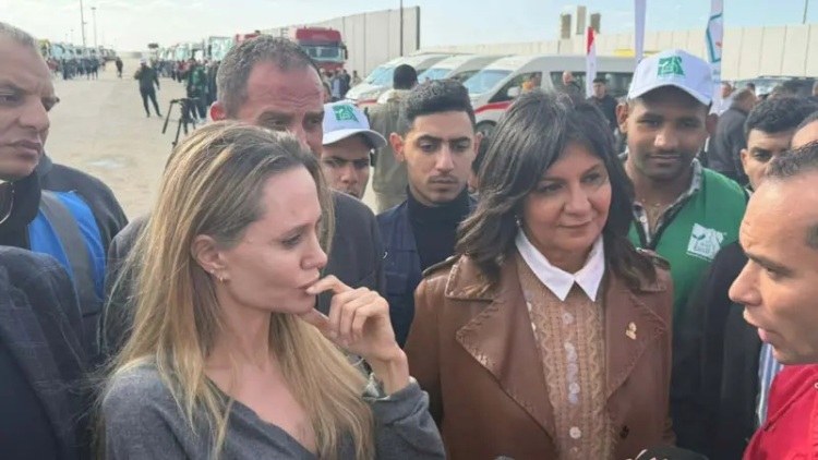 Στη Ράφα βρέθηκε η Αντζελίνα Τζολί, ενημερώθηκε για την κατάσταση των Παλαιστινίων στη Γάζα, δείτε βίντεο