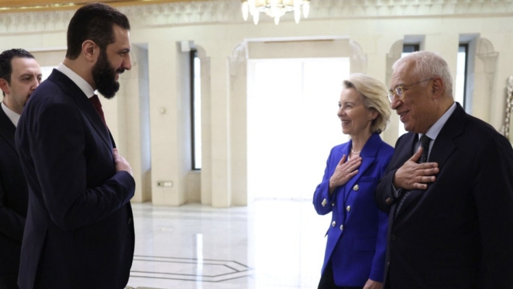 Στη Συρία η Ούρσουλα φον ντερ Λάιεν: Θα συναντηθεί με τον Άχμαντ αλ Σαράα