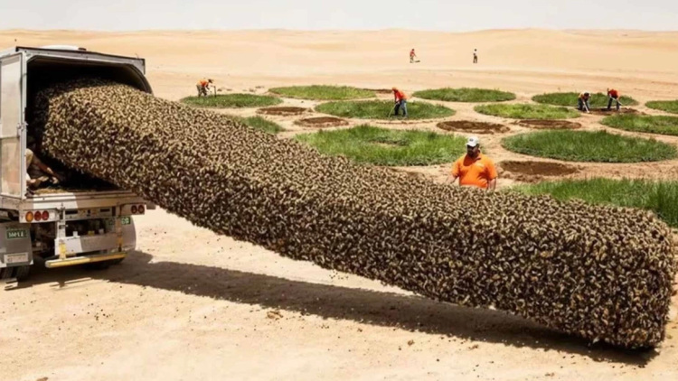 Μετέφεραν εκατομμύρια μέλισσες για να σώσουν τη Σαχάρα, αλλά κατέληξαν λιωμένες: Την λύση έδωσε η γεωμετρία