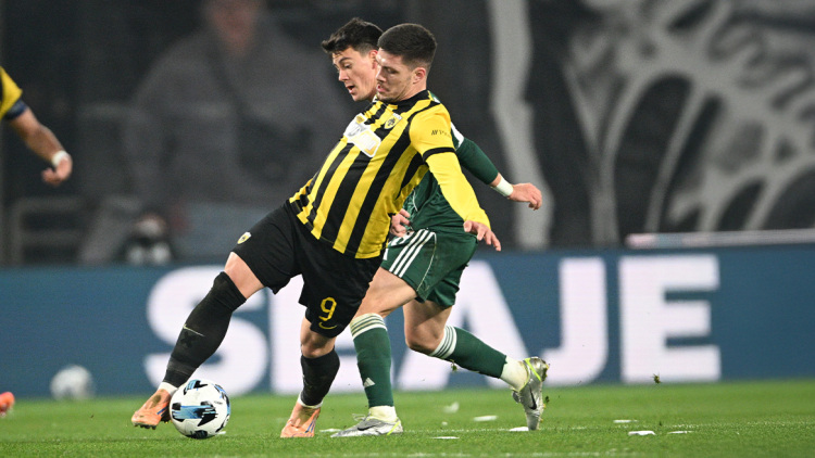 ΑΕΚ - Παναθηναϊκός 1-0 (Α' ημίχρονο): Σε θέση οδηγού με Γιόβιτς η Ένωση, Live, δείτε το γκολ 