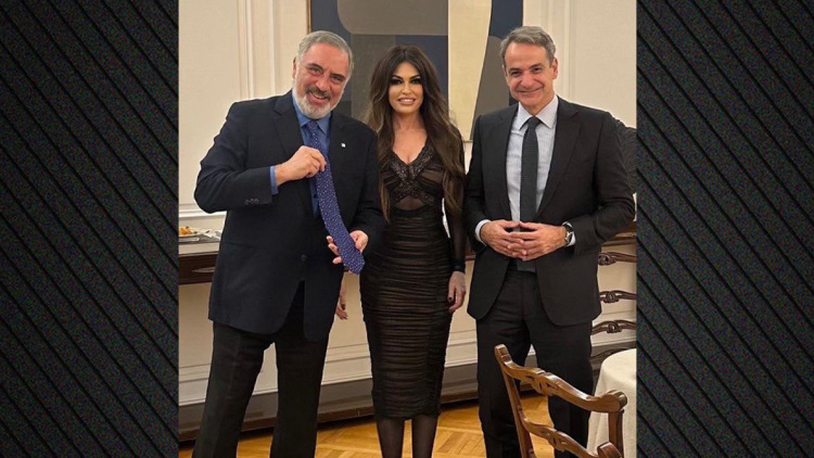 Η ανάρτηση της Κίμπερλι Γκιλφόιλ για το δείπνο με τον Κυριάκο Μητσοτάκη και τον εφοπλιστή Νίκο Τσάκο