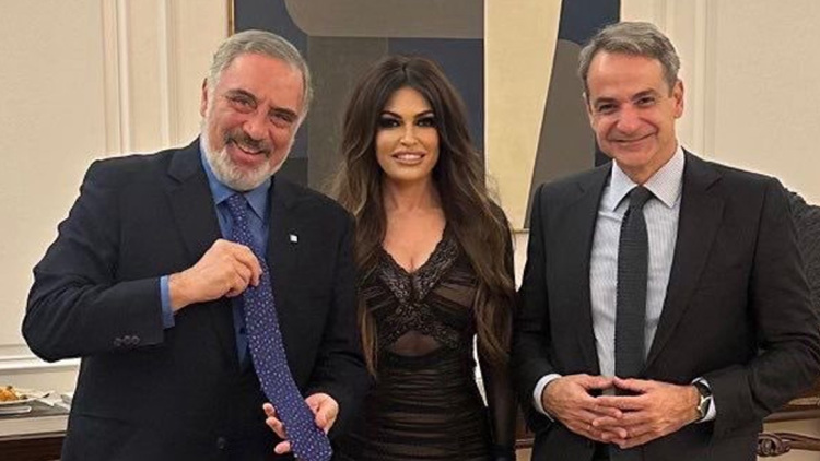 Η ανάρτηση της Κίμπερλι Γκιλφόιλ για το δείπνο με τον Κυριάκο Μητσοτάκη και τον εφοπλιστή Νίκο Τσάκο