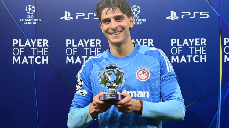 Champions League: Ο Τζολάκης στην κορυφαία ενδεκάδα της 7ης αγωνιστικής 