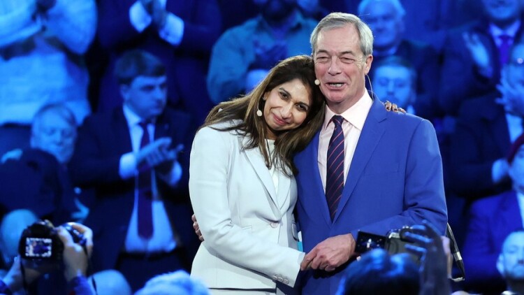 Στο κόμμα του Φάρατζ η πρώην υπουργός Εσωτερικών της κυβέρνησης του Σούνακ
