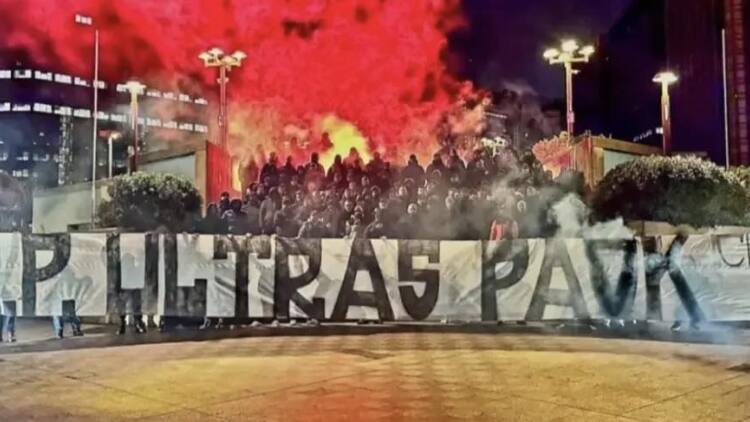 ΠΑΟΚ: Οργανωμένοι οπαδοί απ' όλη την Ευρώπη στέλνουν μηνύματα συμπαράστασης
