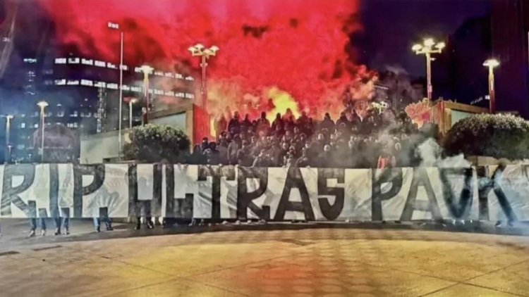 ΠΑΟΚ: Οργανωμένοι οπαδοί απ' όλη την Ευρώπη στέλνουν μηνύματα συμπαράστασης