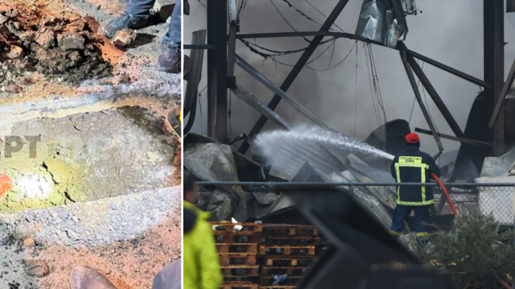 Φωτογραφία από το σημείο της διαρροής προπανίου - «Τους λέγαμε μυρίζει υγραέριο» δηλώνουν οι εργαζόμενοι 