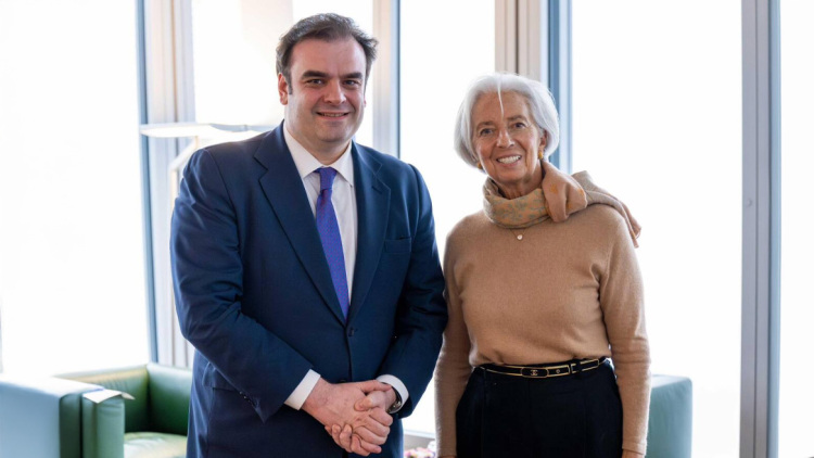 Συνάντηση Πιερρακάκη - Λαγκάρντ: Μία ισχυρότερη και περισσότερο ανθεκτική ευρωζώνη στο επίκεντρο των προσπαθειών μας