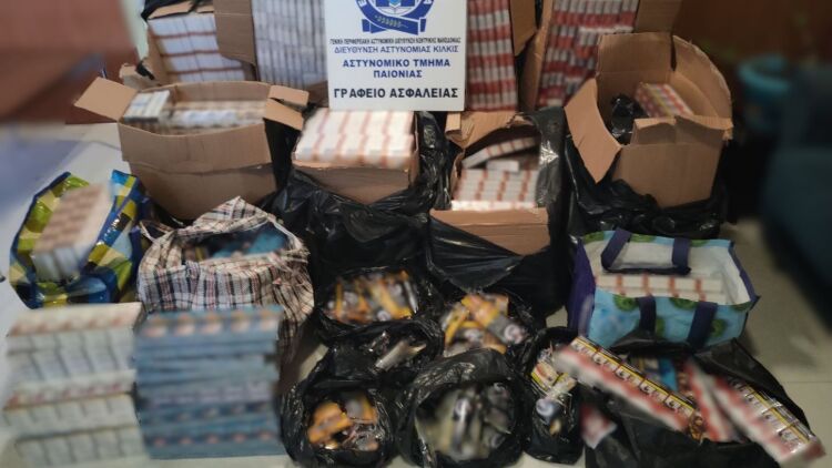 Κατασχέθηκαν πάνω από 100.000 λαθραία τσιγάρα και πάνω από 11 κιλά καπνού στη Θεσσαλονίκη, μία σύλληψη
